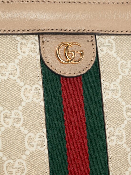 Gucci Small Ophidia Neutrals GG Supreme Canvas Tote Bag - Picture 12 of 15